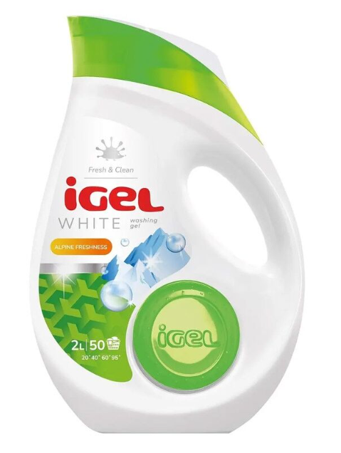 Гель для машинного та ручного прання iGel White 2 л